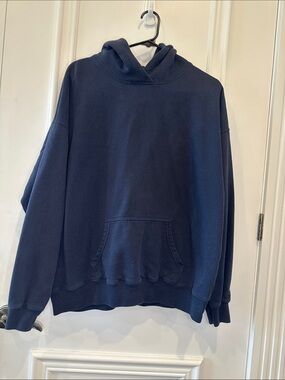 Hollister Navy Blue Men's Crewneck Hoodie